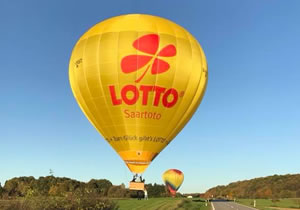 Lottoballon bei Nunkrchen